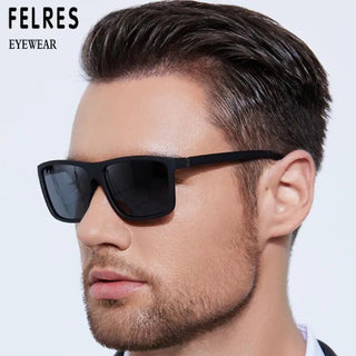 Men Square Myopia Nearsighted Glasses Men Women Driving Traveling Fashion Distance Sunglasses UV Protection Prescription Glasses Promise Mart