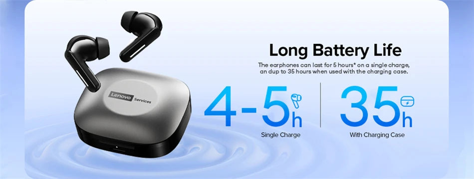2026 Lenovo Original LE209 Wireless Earphones TWS Bluetooth 6.0 In Ear Earbuds Long Battery Life Earphones Mic Stereo ENC Noise