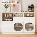 Dining Cabinet, Modern And Simple Storage Cabinet, Solid Wood Storage Cabinet, Kitchen Light Luxury Tea Water Cabinet