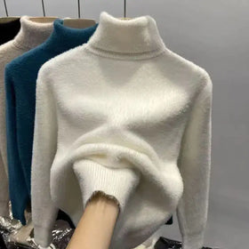 Women's Turtleneck Sweater | Slim Fit Knit Pullover for Autumn & Winter Warmth Promise Mart