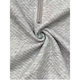 Women Spring Autumn New Style Hoodie Half Zip Design Sense Crew Neck Long Sleeve Solid Color Casual Versatile Top Promise Mart