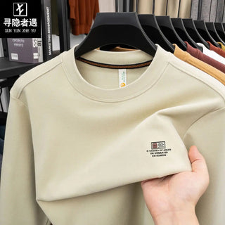 Men's Double-Sided Long Sleeve Top | Warm Casual Base Layer All-Season Sweatshirt Promise Mart