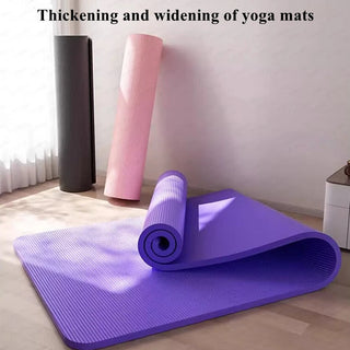 183×60cm Thick Yoga Mat Anti-skid Sports Fitness Mat 20MM Comfort Foam Yoga Matt for Exercise Yoga and Pilates Gymnastics Mat Promise Mart