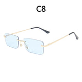 BOYSEEN Rimless Sunglasses | UV400 Gradient Stylish Eyewear for Men & Women Promise Mart