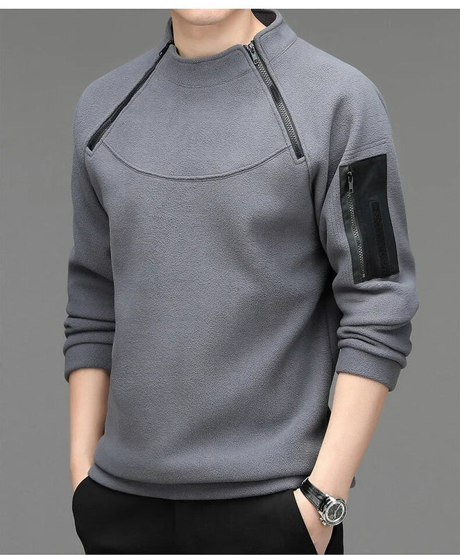 Men's Sweatshirs Spring Fall Long-sleeved T-shirt Top Loose Trend Round Neck Bottoming Shirt Lightweight Casual Sports Promise Mart