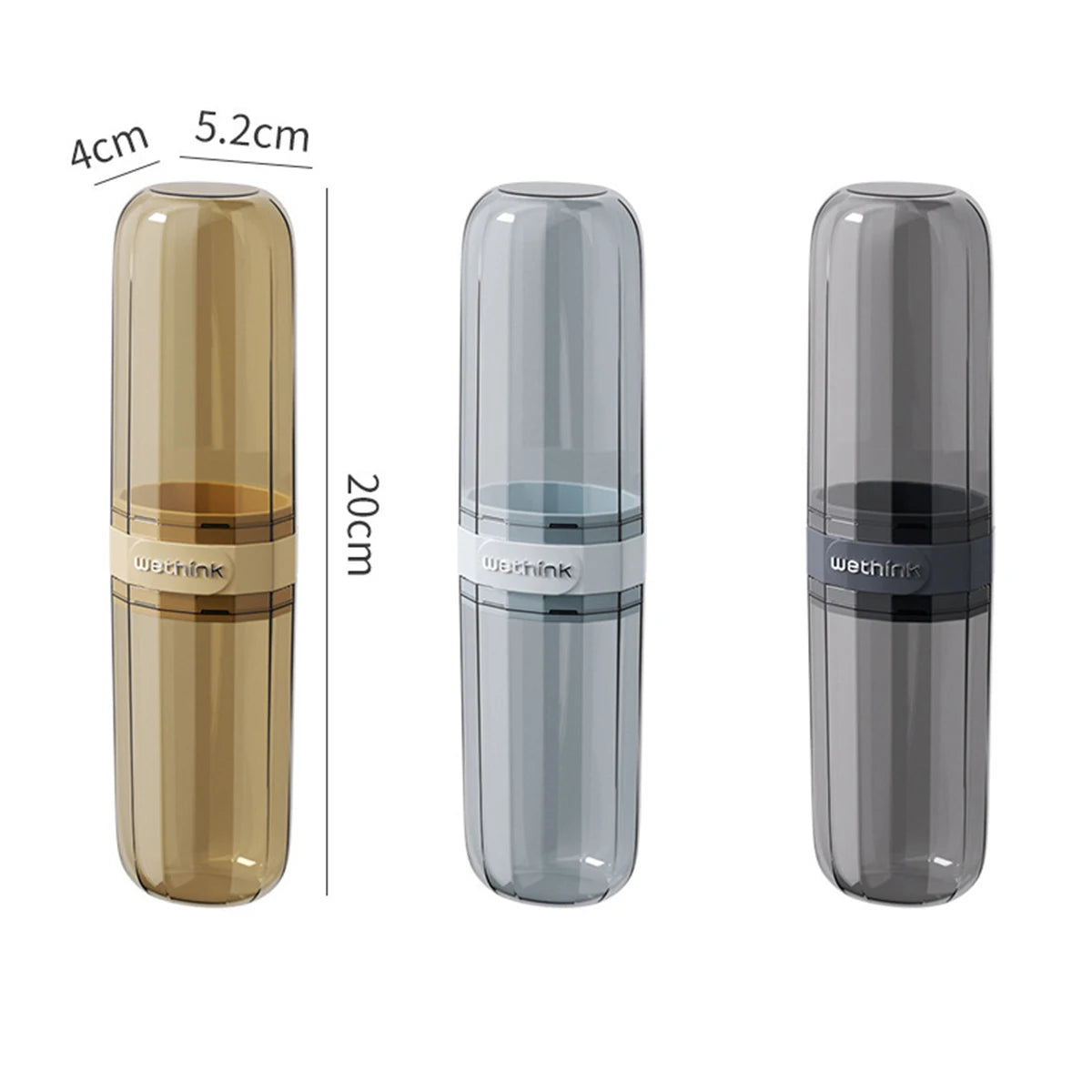 Portable Toothpaste Toothbrush Protect Holder Case Travel Camping Storage Box Protect Toothbrush Toothpaste from Dirt and Damage