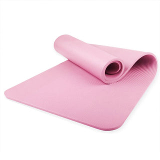 Yoga Mat Non Slip Exercise Mat Thick Solid Color Fitness Mat Yoga Workout Mat Multi-Function for Home Gym Promise Mart
