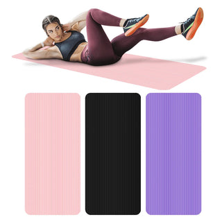 Yoga Mat Non Slip Exercise Mat Thick Solid Color Fitness Mat Yoga Workout Mat Multi-Function for Home Gym Promise Mart