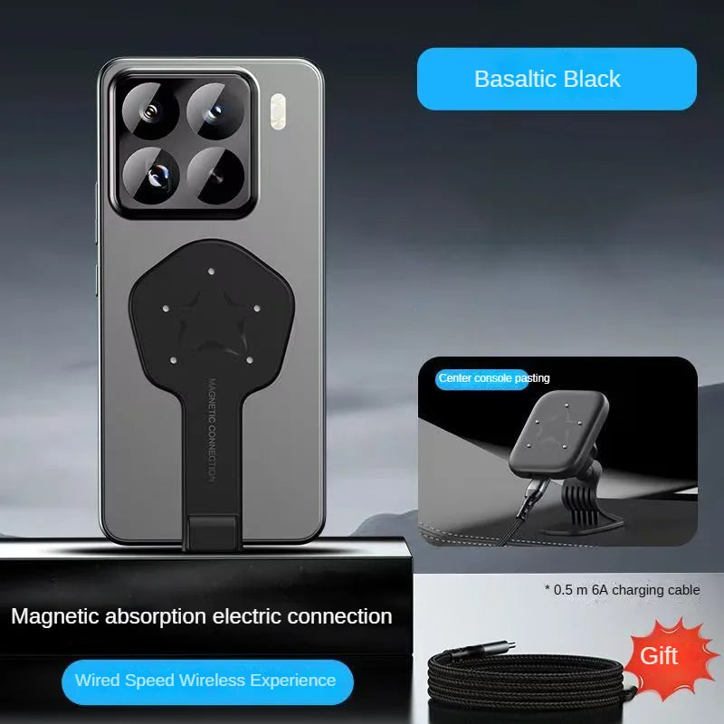 Wireless Charging Kit - Wireless Charging Transmitter and Receiver 2-in-1 Latest Technology Magnetic Points Contact Connection