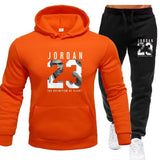 The sweatshirt hoodie is a men's set for Spring 2025 and a women's set for women's sportswear featuring a hoodie and sweatpants Promise Mart