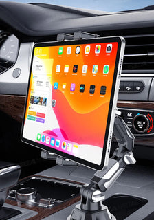 SEAMETAL Car Phone Mount on Cup Holder 6.5-9.5CM Adjustable Base Tablet/Phone Holder 360-Degree Flexible Rotation Phone Stand Promise Mart