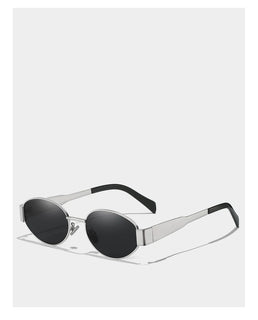 Oval Alloy Frame Sunglasses for Women & Men | Stylish UV400 Sun Glasses