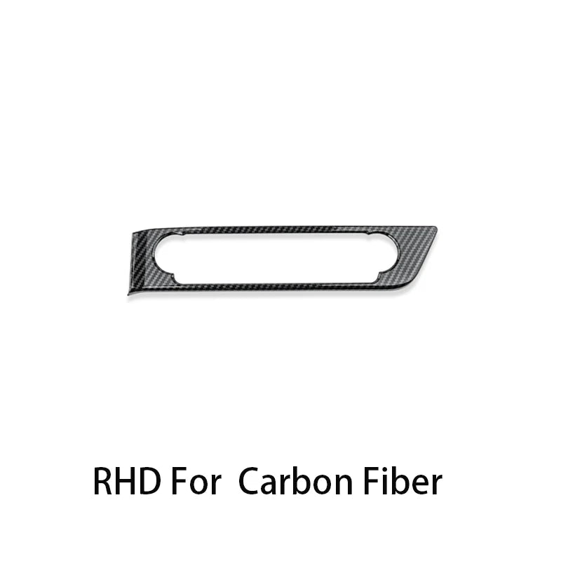 LHD/RHD For Hyundai Elantra CN7/CN7 N 2021-2025 Red Carbon Fiber Dashboard Middle Air Conditioner Knob Trim Cover