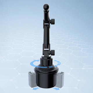 Car Tablet Stand Cup Slot 360 Adjustable Smartphone Holder 270 Tilt Bar Triangular Base Ram Mount SUV Tools for Ipad Pro 11 Air Promise Mart