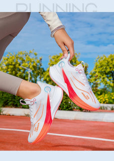 2025 Men's And Women's Professional Carbon Board Marathon Running Shoes Shock Absorption Ultra-light Stable Support Sports Shoes Promise Mart