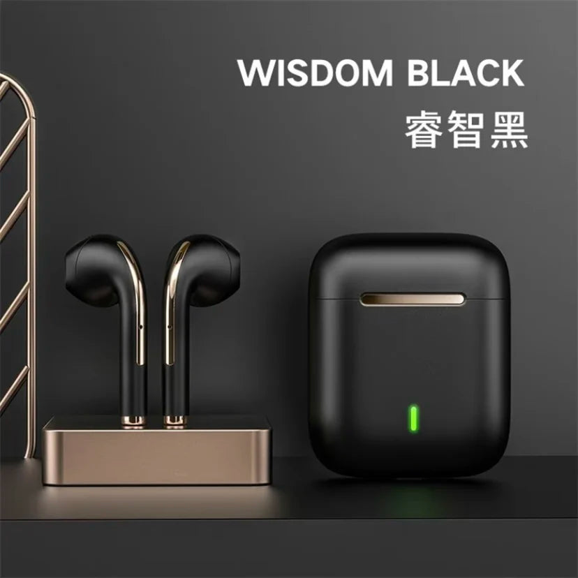 J18 Binaural Wireless Stereo Earbuds Pop Up 5.0 Mini Sports Tws Bluetooth Headset