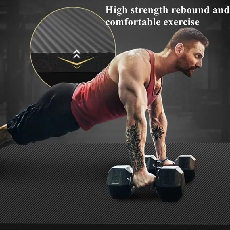 183×60cm 15-20MM Thick Yoga Mat Anti-skid Sports Fitness Mat Comfort Foam Yoga Matt for Exercise Yoga and Pilates Gymnastics Mat