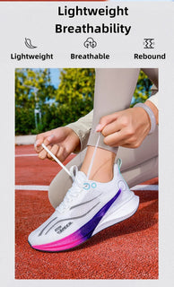 2025 Men's And Women's Professional Carbon Board Marathon Running Shoes Shock Absorption Ultra-light Stable Support Sports Shoes Promise Mart