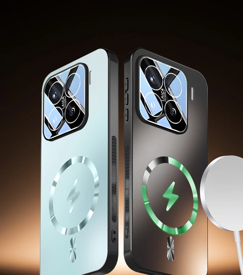 For Xiaomi 15 15 Pro TPU material lens full protective case features magnetic shock-proof and anti-fingerprint phone cover