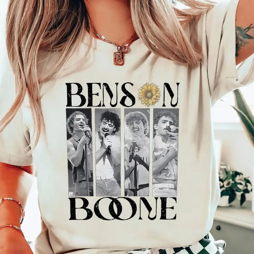 Pop Singer Sweatshirt Beautiful Things Music Apparel Comfort Colors Benson Boone Shirt Music Tour Fan Summer Tee Fan Gift Live