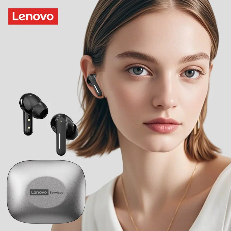 Lenovo Original 2026 Upgrade Headphones TWS Wireless Bluetooth Earphones Touch Control Sport Headset Stereo Earbuds Sport Mic