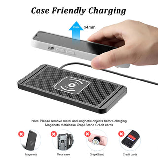 Wireless Charger Can Cut 15W Intelligent Automatic Sensing Suitable For Android, Huawei Fast Charging, Car Home Charger Promise Mart