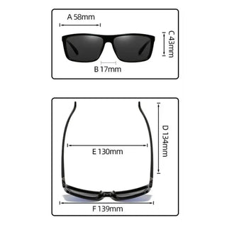 Men Square Myopia Nearsighted Glasses Men Women Driving Traveling Fashion Distance Sunglasses UV Protection Prescription Glasses Promise Mart