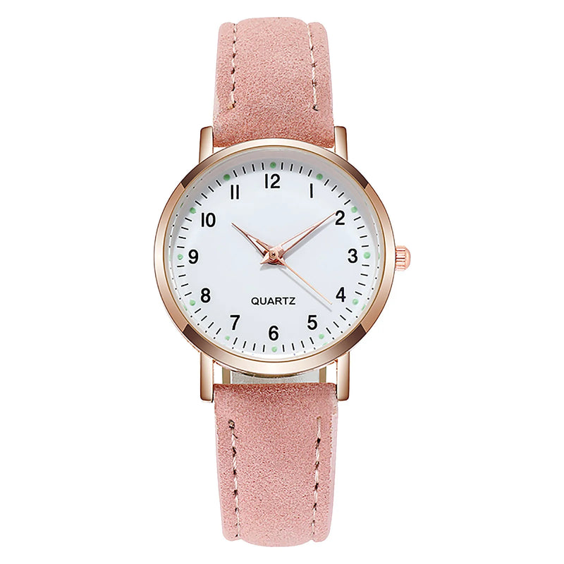 Women Watches Luminous Leather Bracelet Simple Watch Elegant Fashion Quartz Watch Ladies Wristwatches Montre Femme Reloj Mujer