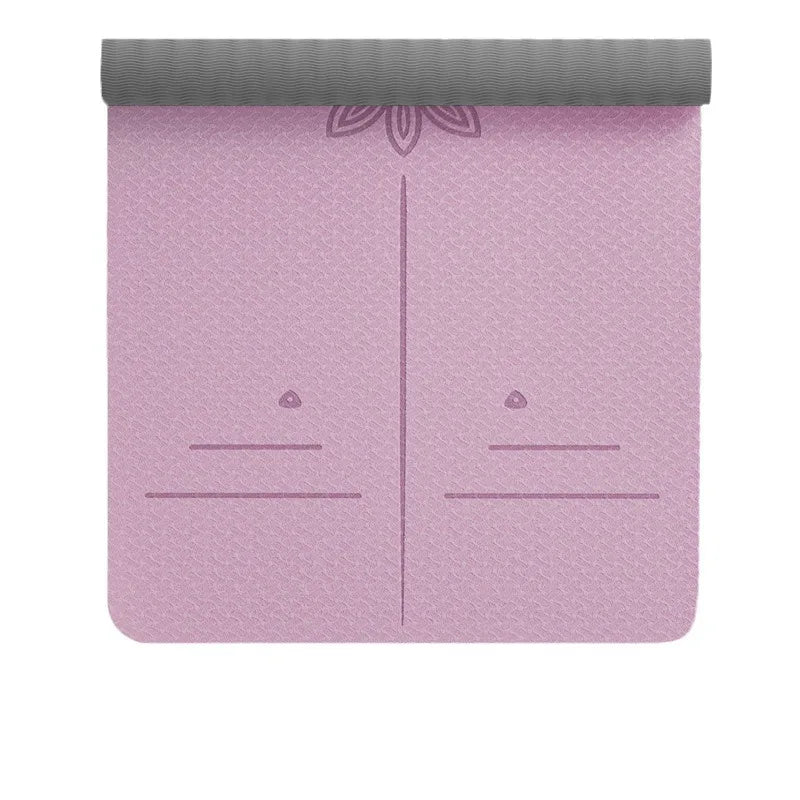 Yoga mat for girls, shock absorption, silent non-slip floor mat, home thickened sports, dance fitness