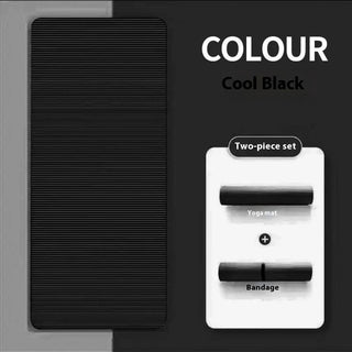 10MM Non-Slip Athletic Yoga Mat for Home Training, Pilates and Gymnastics Promise Mart