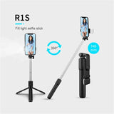 Portable Bluetooth Selfie Stick Tripod Holder with Remote Shutter Fill Light Extendable Wireless Remote Retractable Phone Stand Promise Mart