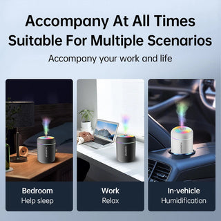 Mini USB Aroma Diffuser & Humidifier – Essential Oil Mist Maker for Car & Home Promise Mart