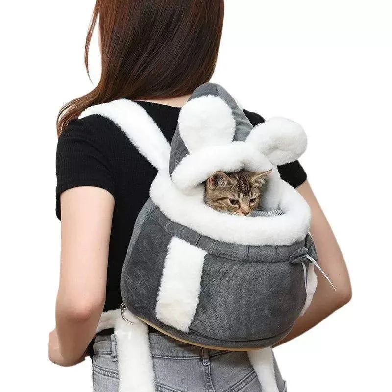 Pet backpack for outdoor activities large capacity for small and medium-sized dogs cats portable backpack for travel and hiking
