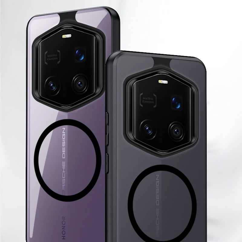 For Honor Magic 7 RSR Skin Feeling Magnetic Feel Lens Full Package Drop Resistant and Wear-resistant Phone Case