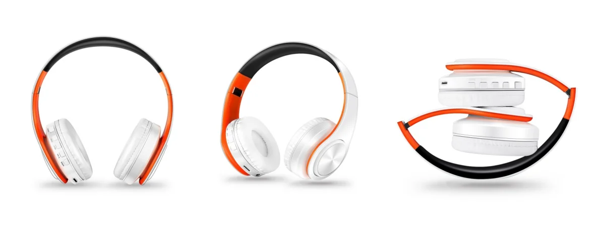 HIFI Stereo Earphones Bluetooth Headphone Music Headset FM and Support SD Card with Mic for Mobile Xiaomi Iphone Sumsamg Tablet