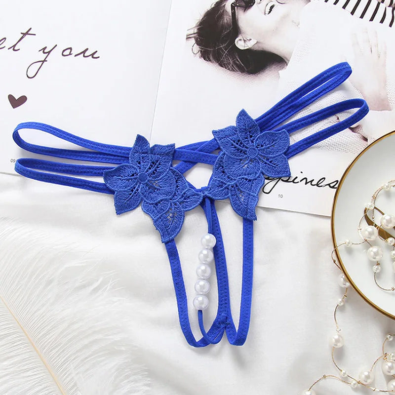 Ladies' Lace G-String Underwear | Sexy Thong Panties for Women's Intimate Wear