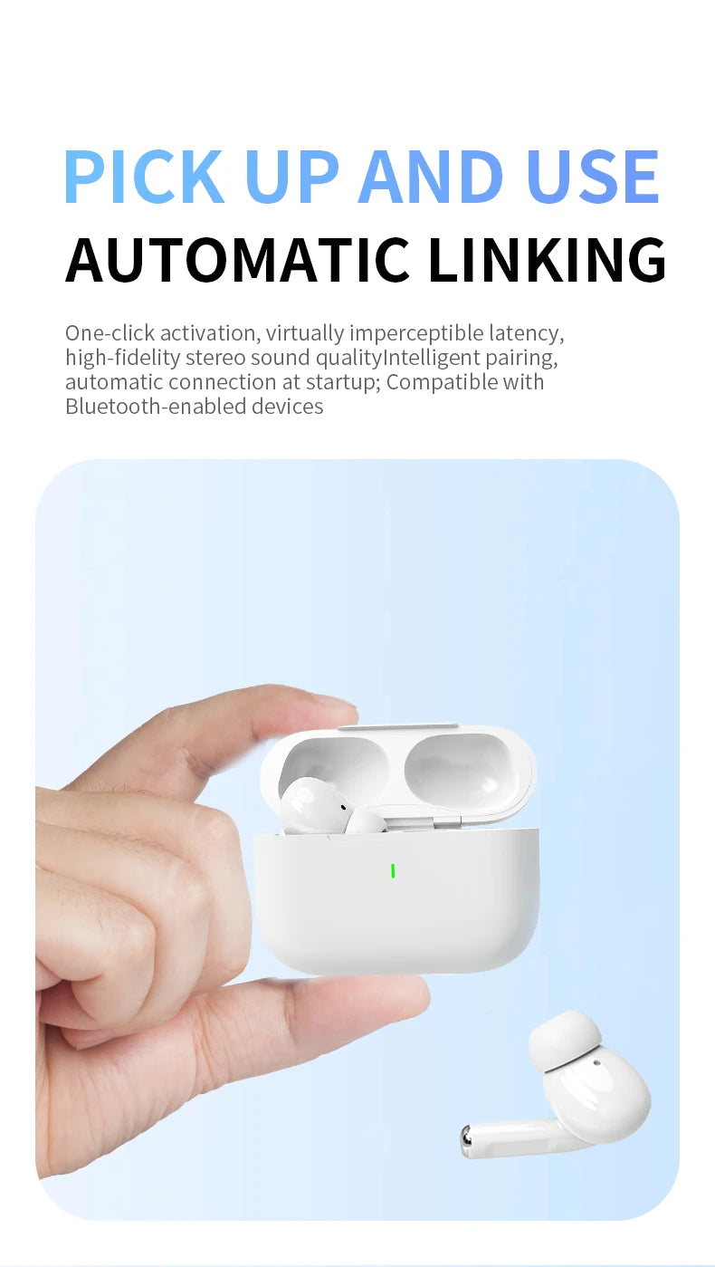 2025 Air Pro Wireless Bluetooth Earphones TWS Headset HiFi Earbuds Noise Reduction Headphones Waterproof For IPHONE Android