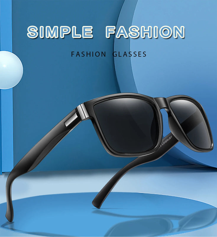 Classic Sunglasses for Men and Women Outdoor Sports Cycling Fishing Hiking Golf, Travel Square Glasses with UV Protection Promise Mart