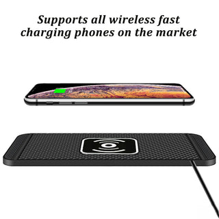 Wireless Charger Can Cut 15W Intelligent Automatic Sensing Suitable For Android, Huawei Fast Charging, Car Home Charger Promise Mart