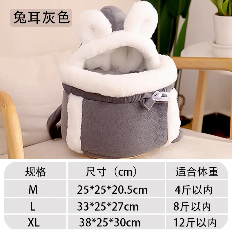 Pet backpack for outdoor activities large capacity for small and medium-sized dogs cats portable backpack for travel and hiking