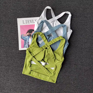 Women's Push-Up Sports Bra | High Support Fitness Workout Bra Top for Gym & Yoga