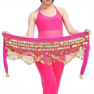 New Style Top Selling Belly Dance Waist Chain Hip Scarf Bellydance Coins Belt Dancing Waist Belt Dancer's Accessories Promise Mart