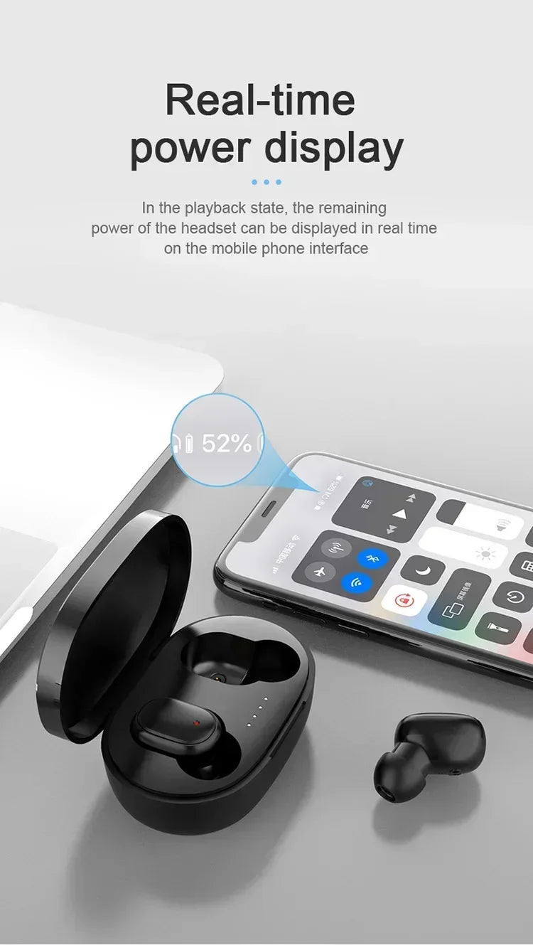 Wireless Bluetooth Headset 5.0 Touch Touch Headset A6s Bluetooth Headset TWS Sports Headset E7s Touch Mini