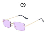 BOYSEEN Rimless Sunglasses | UV400 Gradient Stylish Eyewear for Men & Women Promise Mart