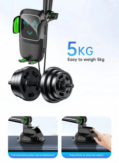 Suction Cup Phone Holder Windshield/Dashboard/Window, Universal Suction Cup Car Phone Holder Mount with Sticky Gel Pad, Compatib Promise Mart