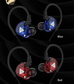 Original QKZ AK6 In Ear Earphone 6 Dynamic Driver Unit Headphone With Mic Stereo Sports HIFI Subwoofer Headset Monitor Earbuds Promise Mart
