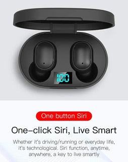 E6S Wireless Bluetooth Earphones TWS Bluetooth Headset Wireless Earbuds Noise Cancelling Earphones with Microphone Headphones Promise Mart