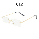 BOYSEEN Rimless Sunglasses | UV400 Gradient Stylish Eyewear for Men & Women Promise Mart