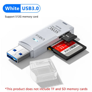 2-in-1 USB 3.0 Card Reader – High-Speed TF & SD Card Adapter for PC & Laptop Promise Mart