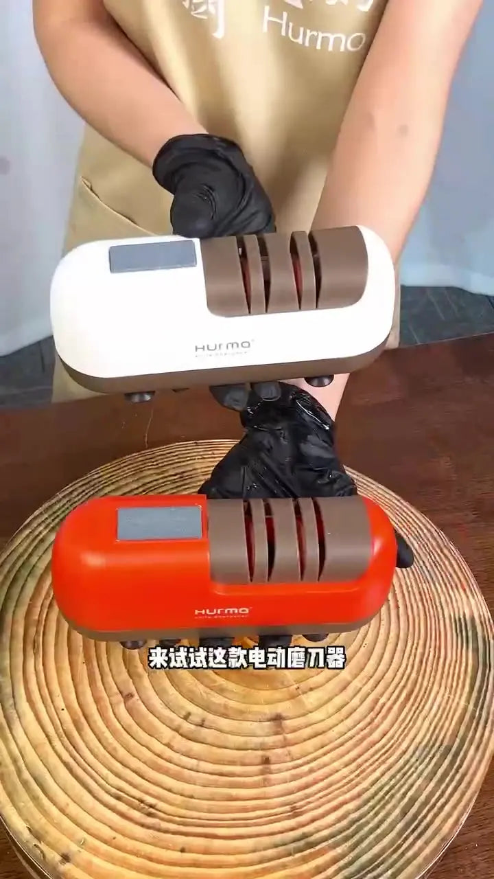 4-Stage Electric Knife Sharpener Professional Kitchen Knife & Scissors Sharpener Essential Kitchen Gadgets Accessories